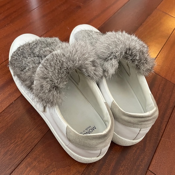 Moncler Real Fur Sneakers size 39 - Picture 5 of 6